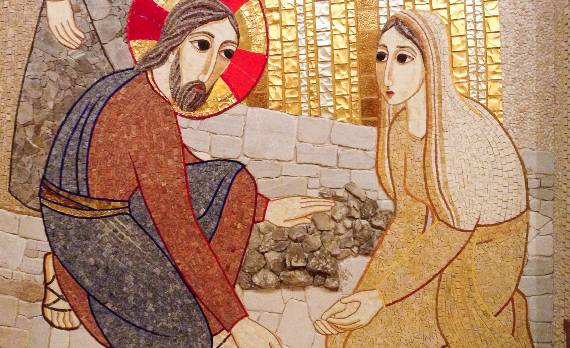 Jesús y la mujer adúltera